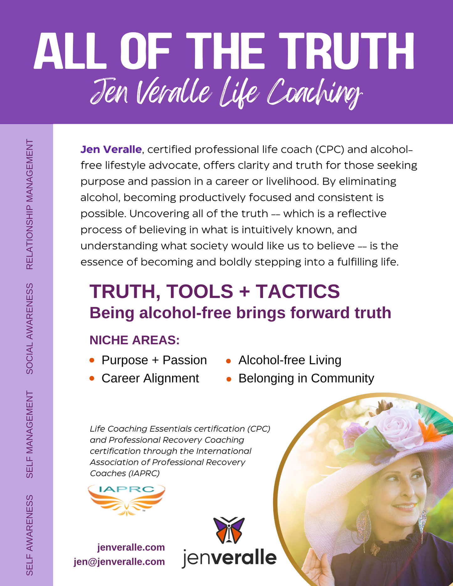 ALL OF THE TRUTH Coaching Session with Jen Veralle