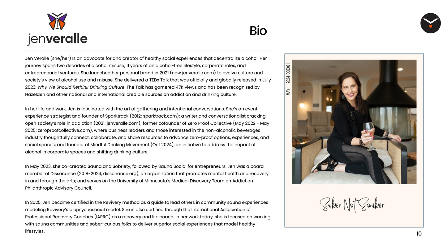 Non-Alcoholic Cocktail Workshop with Jen Veralle (USA)