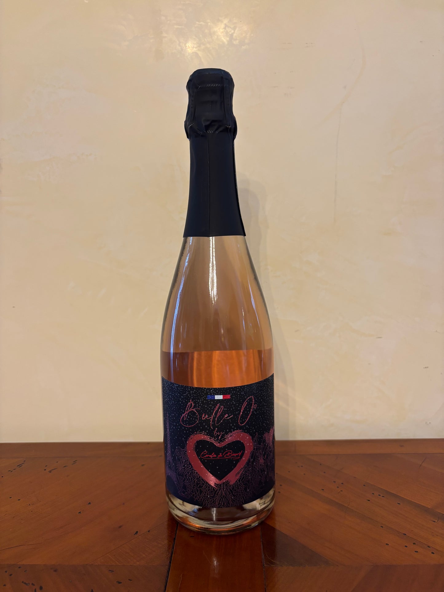 BULLE 0, Sparkling Rosé, Dealcoholised French wine, <0.5%