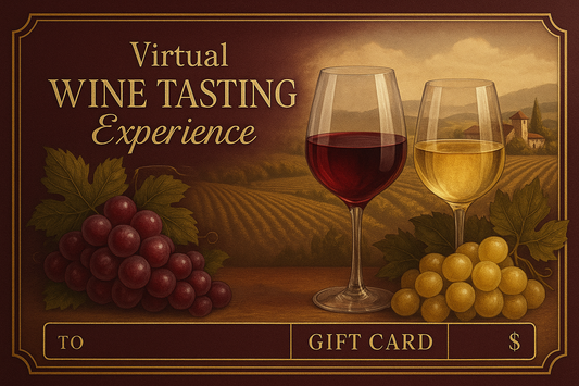 gift card for virtual wine tastings